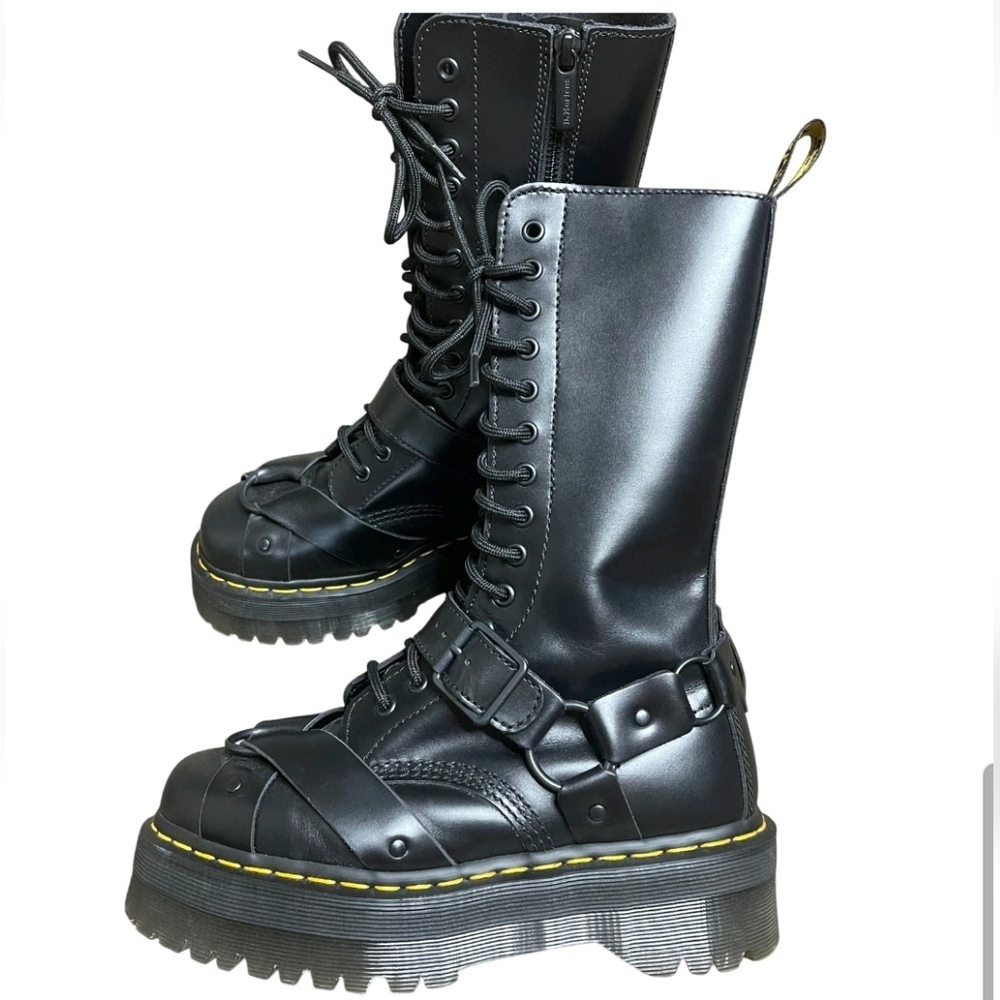 Dr. Martens Harness Tall 1914 Platform Boots US7